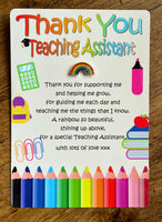 Teacher Rainbow Badge - End Of Year Gift