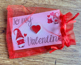 To My Valentine Red Keepsake Pin Badge